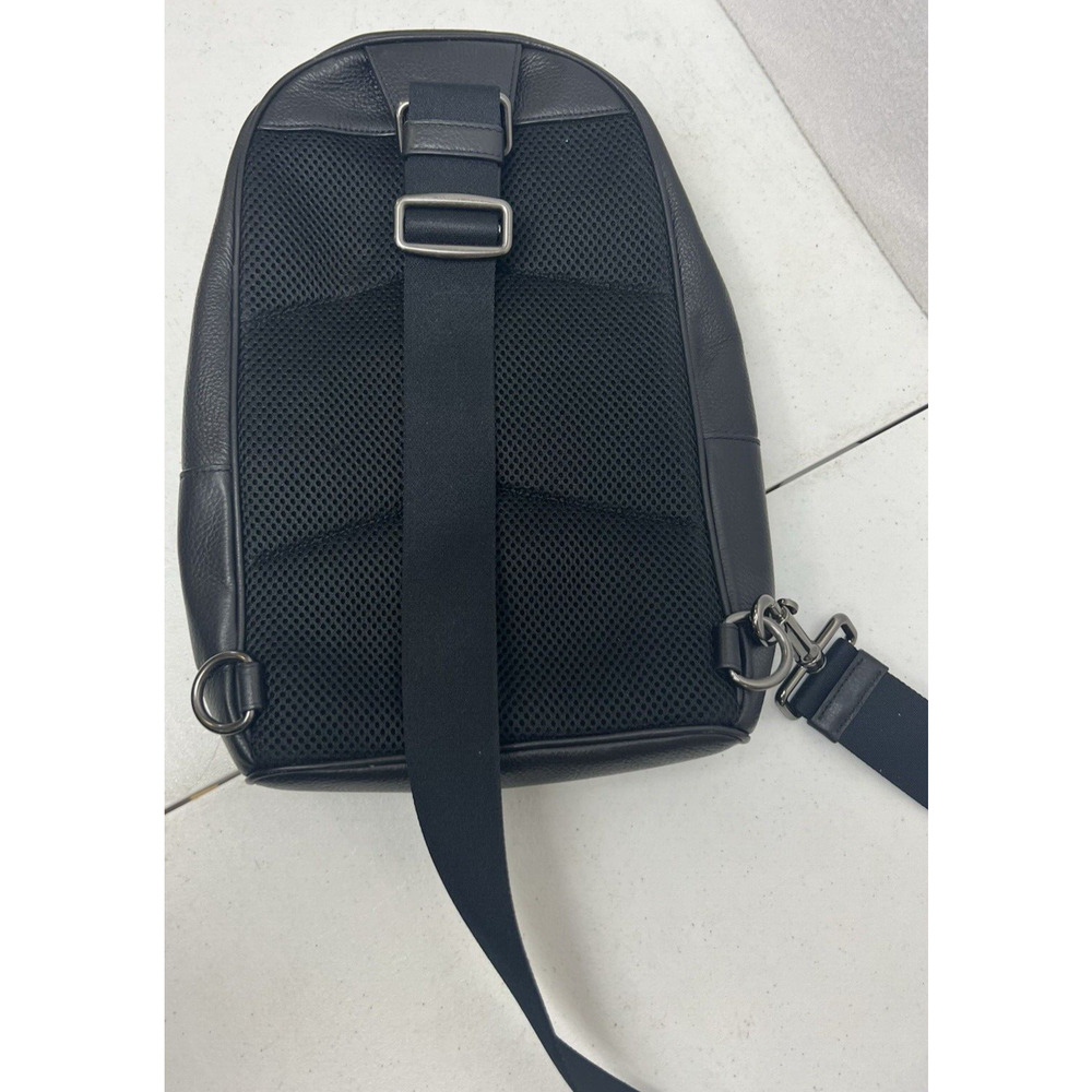 Coach West Pack‎ Bag In Refine Pebble Leather Black 2540 - Picture 5 of 6